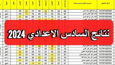 رابط نتائج السادس الاعدادي 2024 الدور الثالث pdf